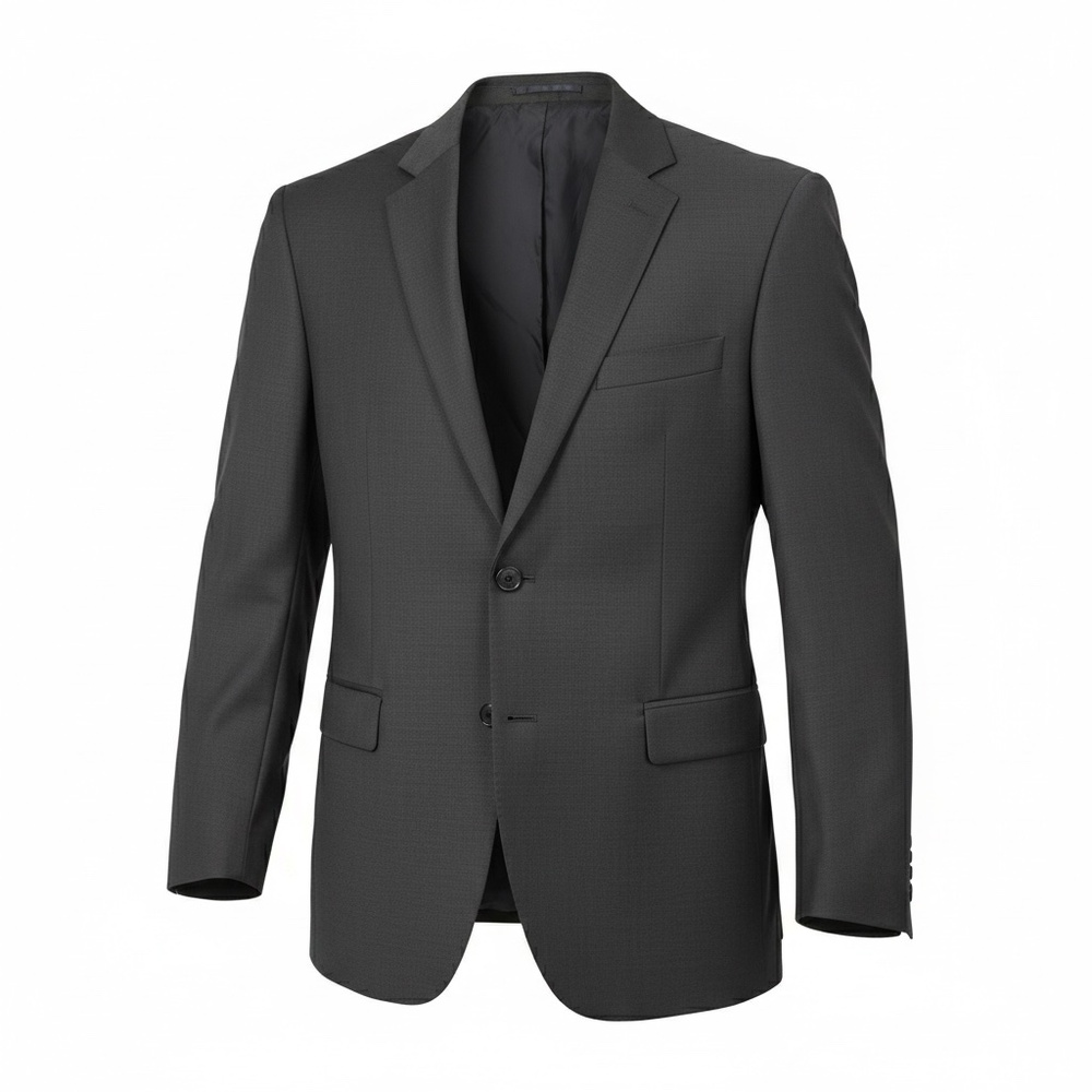 Burberry London‎ men's two-button closure and a notch lapel Dark Gray, Size 50S